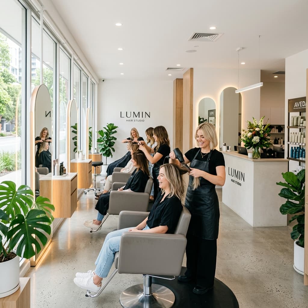 Moderner Salon und Dienstleistungsbetrieb